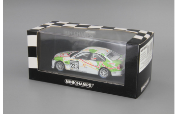 BMW 320i Schubert motorsport VLN (2005), white / green