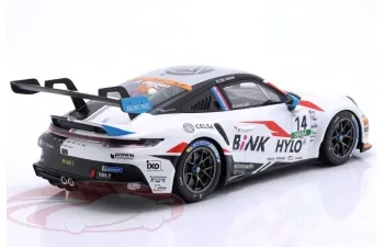 PORSCHE 911 992 Gt3 Cup Team M75 Bernhard №14 Winner Porsche Cup Oschersleben (2024) Robert De Haan, Black White