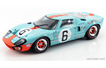 FORD GT40 4.9L V8 Team JW Automotive engineering №6 Winner 24h Le Mans Jacky Ickx - Jackie Oliver (1969)
