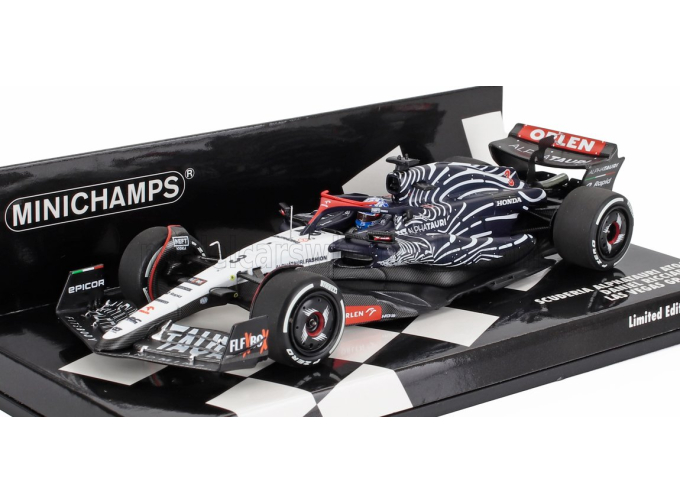 ALPHA TAURI F1 At04 Team Alpha Tauri №3 Las Vegas Usa Gp (2023) Daniel Ricciardo, White Black