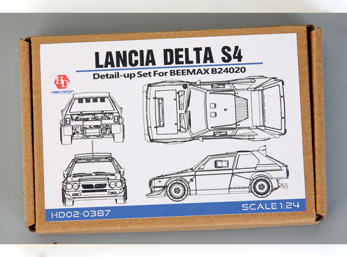 1/24 Lancia Delta S4 Detail-UP Set For Beemax B24020（PE+Resin+Metal parts）