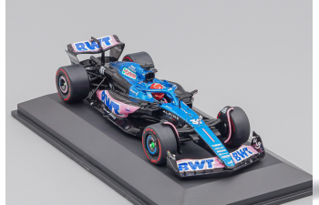 ALPINE F1 A523 Team Bwt Alpine №31 3rd Monaco Gp (2023) Esteban Ocon, blue / pink