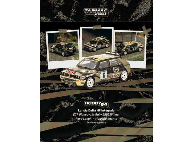 Lancia Delta HF Integrale #6 Piero Longhi ECR Piancavallo Rally Winner, various 1993