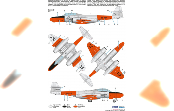 Сборная модель Gloster Meteor TT Mk.20
