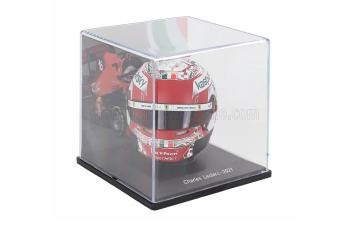 HELMET F1 Casco Helmet Charles Leclerc Team Scuderia Ferrari Mission Winnow Sf21 Emilia Romagna Italy Gp (2021), Red White
