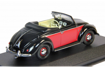 VOLKSWAGEN Hebmüller Cabriolet, black / red