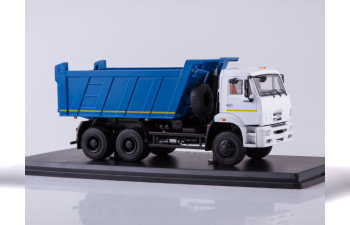 Камский грузовик 6522-6011-43 (Euro 4, рестайлинг) самосвал, белый / синий