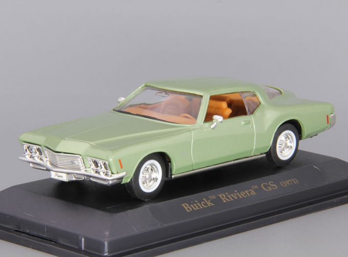 BUICK Riviera GS (1971), green metallic