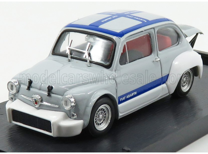 FIAT 600 Abarth 1000 Gr.2 Presentazione Ufficiale (1970), Grey White Blue