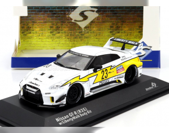 NISSAN 35gt-rr Lb-silhouette №23 Works Liberty Walk (2020), White Yellow Black