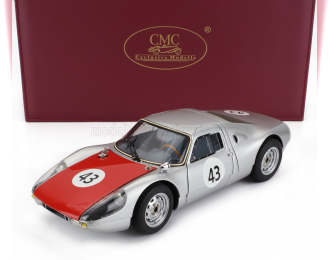 PORSCHE 904 Carrera Gts Ch.904-025 №26 Silverstone International Grand Touring 1964 Innes Ireland, Silver Red