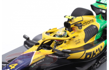 McLAREN MCL38 #4 4th Monaco GP Formula 1 Lando Norris (2024)