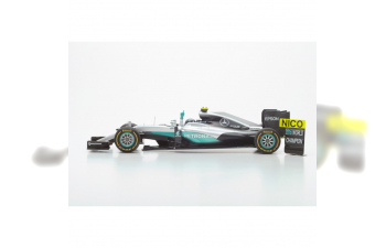 MERCEDES-BENZ F1 W07 Hybrid #6 2nd Abu Dhabi GP 2016 Nico Rosberg - World Champion 2016