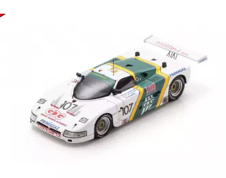 SPICE Se87c 3.3l V8 Team P.a.lombardi №107 24h Le Mans (1990) Pierre Alain Lombardi - Denis Morin - Ferdinand De Lesseps, White Green