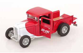 FORD Hot Rod Pick Up So-Cal Speed Shop (1932), red white