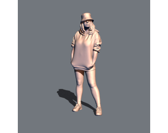 Фигура Мария в Панамке (масштаб 1:24, окрашенная)