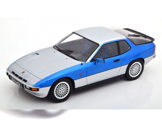 PORSCHE 924 Turbo, silber/blau