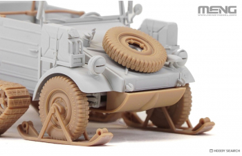 Сборная модель немецкий военный автомобиль Pkw.K1 Kübelwagen Type 155 Half-Track