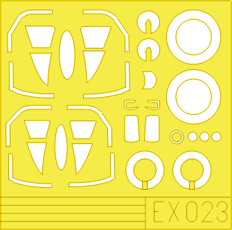 Окрасочная маска Американский легкий палубный штурмовик Douglas A-4E / F Skyhawk