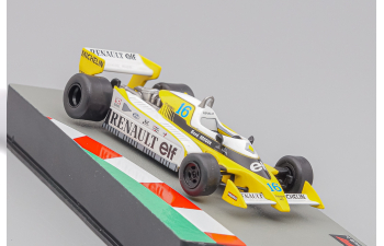 RENAULT F1 Rs10 Team Renault Elf N16 Season (1979) Rene Arnoux, yellow / white