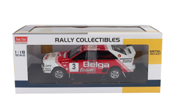 AUDI Quattro A1 Team Belga №3 Winner Rally Haspengouw (1983) Marc Duez - Willy Lux, Red White