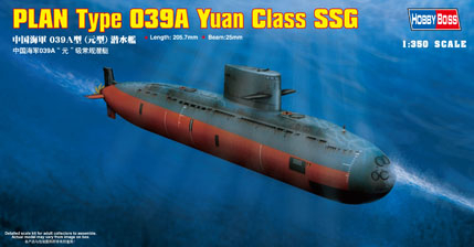 Сборная модель Подводная лодка PLAN Type 039A Yuan Class submarine