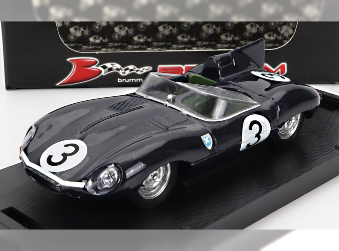 JAGUAR D-type Team Ecurie Ecosse N 3 Winner 24h Le Mans 1957 R.flockhart - I.bueb, Blue Met