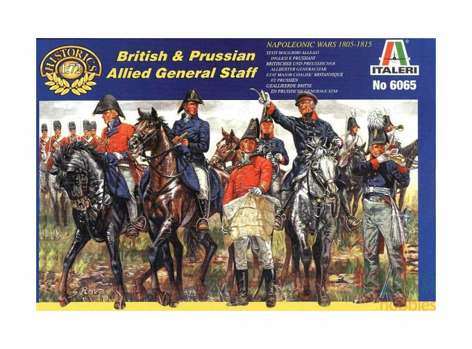 Сборная модель Солдаты British & Prussian Allied General Staff