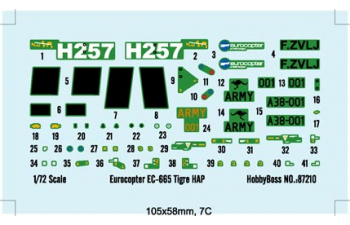 Сборная модель Вертолёт Eurocopter EC-665 Tigre HAP