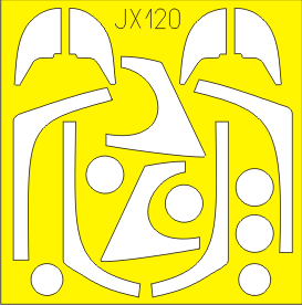 Окрасочная маска Британский учебный самолет BaE Hawk T1 Mk.53