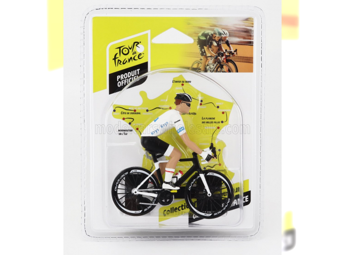 FIGURES Ciclista - Cyclist - Maglia Bianca - White Jersey - Tour De France (2023), white