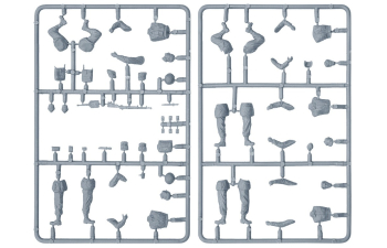 Сборная модель Crew Military Airbone Division Normandy 1944