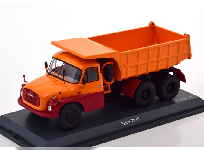 TATRA T148 tipper truck, orange dark red