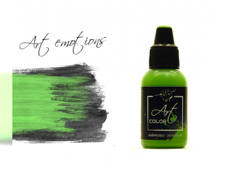 Краска акриловая Art Color лаймово-зеленый (lime green)