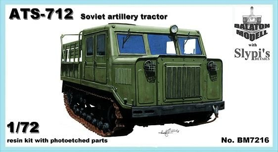 Сборная модель Советский артиллерийский тягач АТ-С