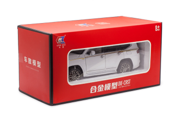 TOYOTA Land Cruiser 300, белый (с работающим светом)