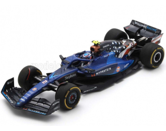 WILLIAMS F1 Fw45 Team Williams Racing Gulf N 2 Austin Usa Gp (2023) Logan Sargeant, Blue