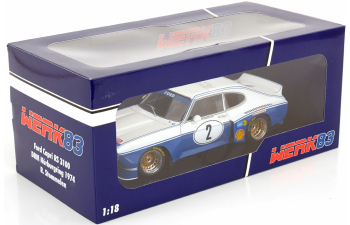 FORD Capri RS №2 3100 Winner DRM Nuerburgring, Stommelen (1974), blue/white