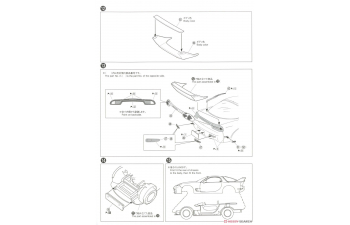 Сборная модель Mazda RX-7 FD-3S Takahashi Keisuke Vol.18