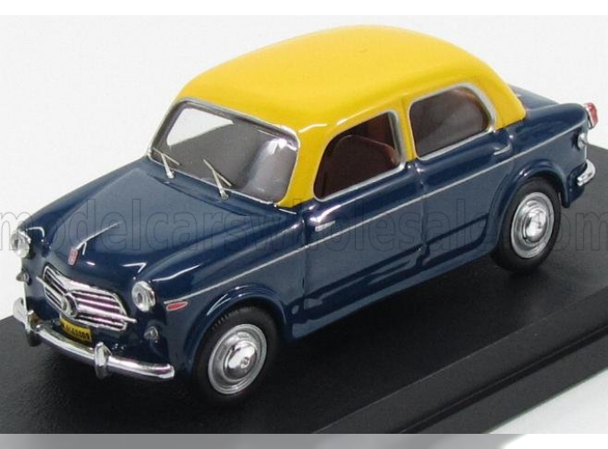 FIAT 1100tv Taxi Mumbai India (1956), Blue Yellow