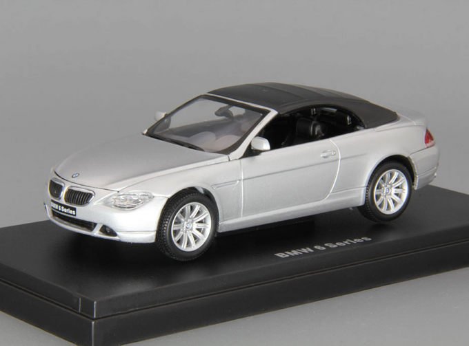 BMW 655ci Convertible (2003), silver