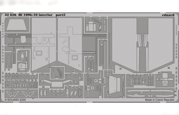 Цветное Фототравление для Bf 109G-10 interior