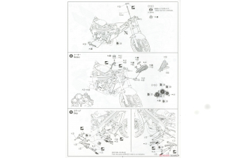 Сборная модель Honda MC18 NSR250R SP Custom '88