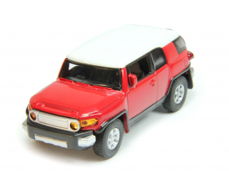 TOYOTA FJ Cruiser, red / white