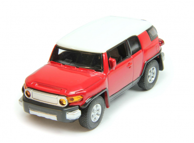 TOYOTA FJ Cruiser, red / white