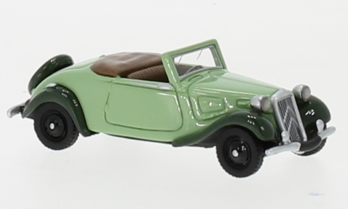 CITROEN Traction Avant Cabriolet (1936), green