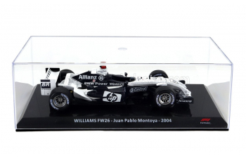 WILLIAMS F1 Fw26 Bmw №3 Season (2004) Juan Pablo Montoya - Con Vetrina - With Showcase, Blue White