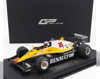 RENAULT F1 Re40 №15 Winner British Gp (with Pilot Figure) (1983) Alain Prost, Black Yellow White