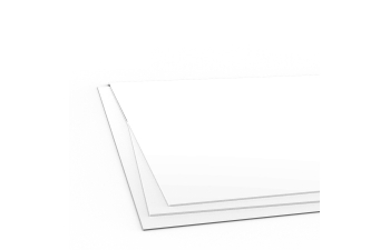 Лист АБС-пластика, толщина 1 мм x 245 x 195 мм (2 штуки)