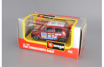 FIAT Cinquecento Rally #103 (cod.4138), cherry